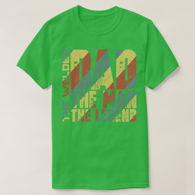 Pappa människan, Welder the Legend T Shirt (Design framsida)