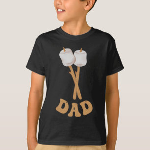 Pappa marshmallow glad campare 1-års födelsedag ca t shirt