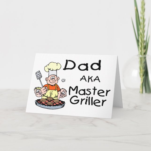 Pappa Master Griller Kort (Framsida)