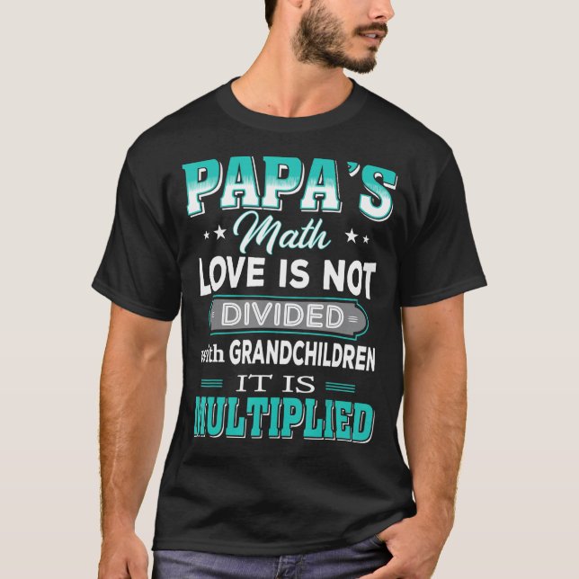 Pappa Math Kärlek Tee (Framsida)