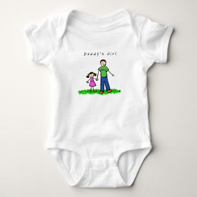 Pappa & Me (Brunette med rubrik) Tee (Framsida)