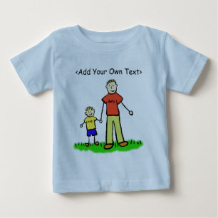 Pappa & Me Little Boy T-shirt Blond (två sidor)