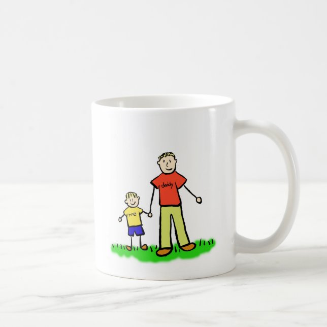 Pappa & Me Mugg (blond utan rubrik) (Höger)