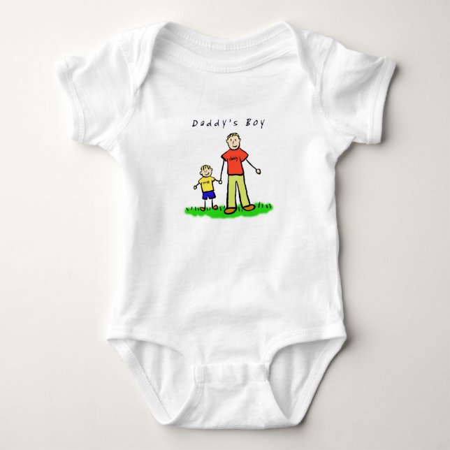 Pappa & Me T-Shirt (Blond med rubrik) (Framsida)