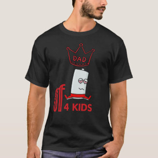 pappa med 4 barn T-Shirt