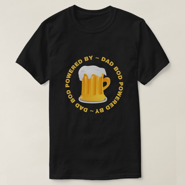 Pappa med ben från öl t shirt (Design framsida)
