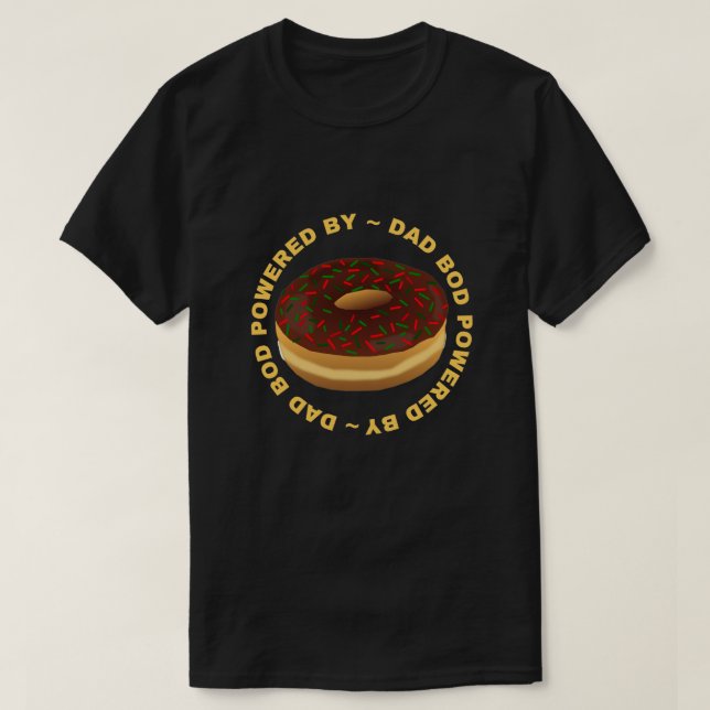 Pappa med blod från Donuts T Shirt (Design framsida)