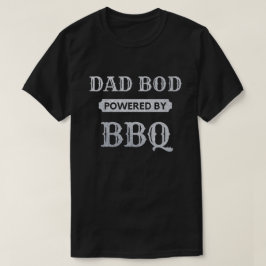 Pappa med Bod som drivs av BBQ Glitter T-Shirt