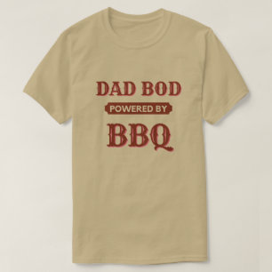 Pappa med Bod som drivs av BBQ T-Shirt