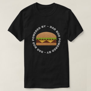 Pappa med Burgers Glitter T-Shirt
