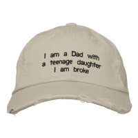 PAPPA MED EN "DAUGHER BASEBALL CAP ELLER HAT"