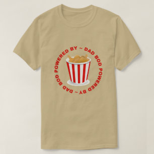 Pappa med kraft från Chicken Vingar T Shirt