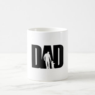 Pappa med Son Shirt Fars dag-gåvor till Pappa Kaffemugg