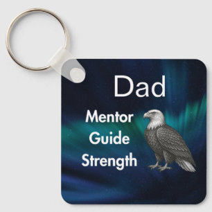 Pappa Mentor Guide Styrka & Hjärta Nyckelring Örn