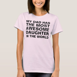 Pappa mest enorm dotterordstäv t-shirt