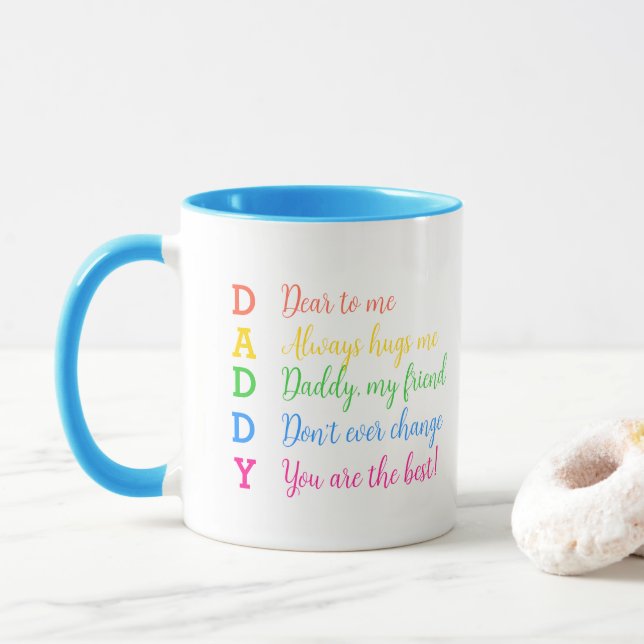 Pappa, min bästa vän | Far Dag Gift - Anpassningsb Mugg (Med munk)