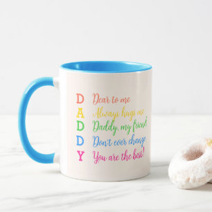 Pappa, min bästa vän Far Dag Gift - Anpassningsb Mugg