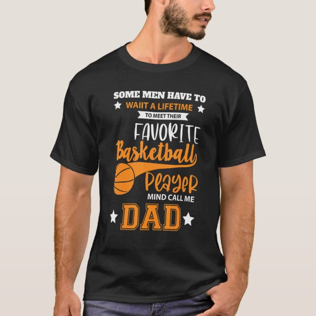 Pappa: Min favoritbasketspelare för Far Fami T Shirt (Framsida)