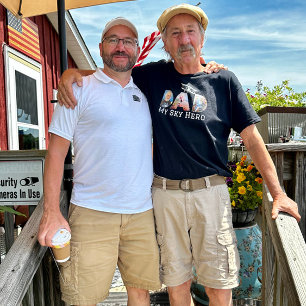 Pappa Min himtehjälte typografi fotokollage anpass T Shirt