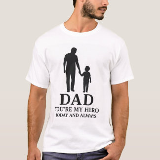 Pappa - Min Hjälte För Evigt ❤️ Den Perfekta Födel T Shirt