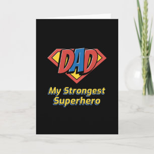 PAPPA Min starkaste superhjälte Kort