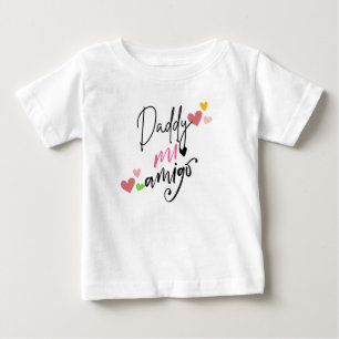 Pappa min vän, Nyfödd present Baby T-Shirt