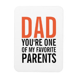 Pappa Mina favoriter, överordnad Fars dag-magnet Magnet