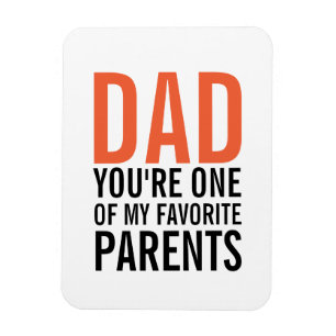 Pappa Mina favoriter, överordnad Fars dag-magnet Magnet
