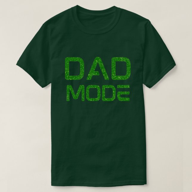 Pappa Mode Glitter T-Shirt (Design framsida)