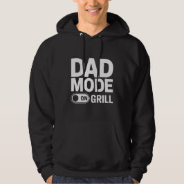 Pappa Mode Grill På BBQ Pappa Humor Hoodie