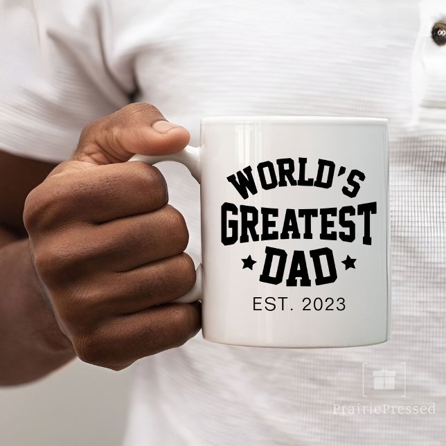 pappa | Modern Fars dag Underbarare Far Kaffemugg (Skapare uppladdad)