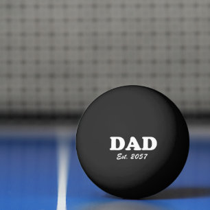 Pappa moderna typografianpassningsbar upprättad ro pingisboll
