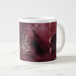 Pappa Moody Music Burgundy Fedora Ceramic Jumbo Mu Mugg