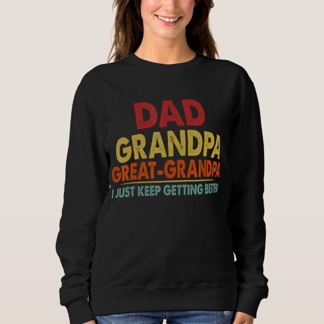 Pappa morfar Underbar morfar från Barnbarn T Shirt (Framsida)