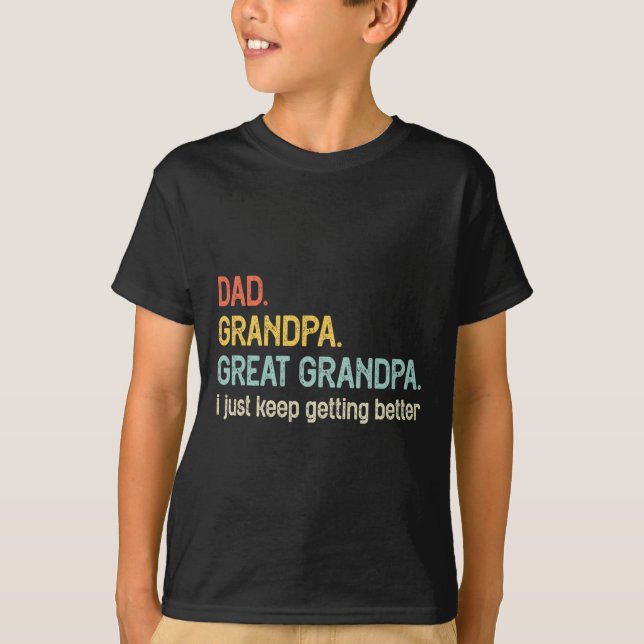 Pappa morfar, Underbar morfar... Jag Behållor bara T Shirt (Framsida)