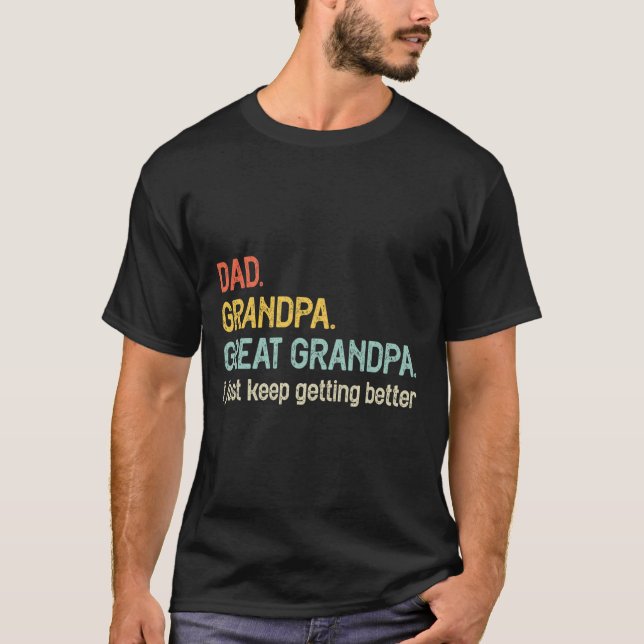 Pappa morfar, Underbar morfar... Jag Behållor bara T Shirt (Framsida)