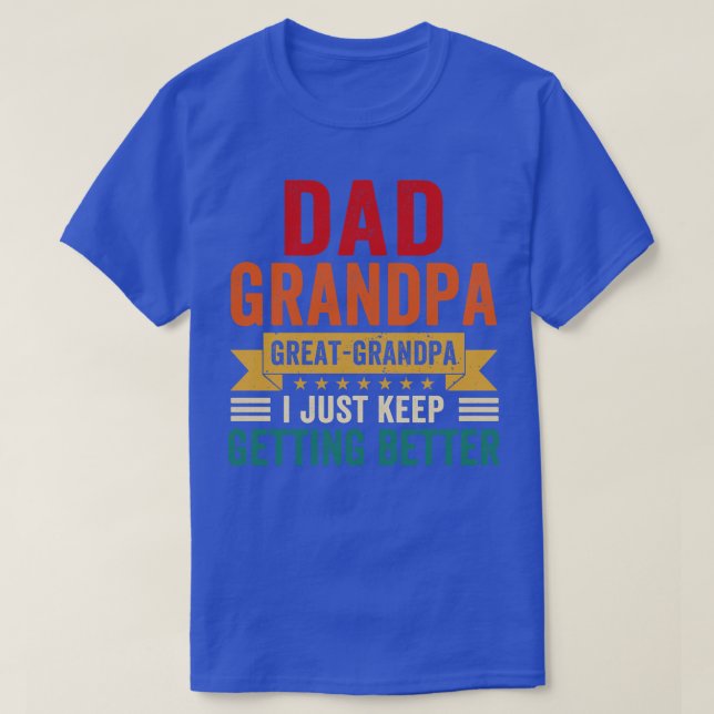 Pappa morfar, Underbar morfar... Jag Behållor bara T Shirt (Design framsida)
