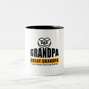 Pappa morfar, Underbar morfar... Jag Behållor bara Två-Tonad Mugg