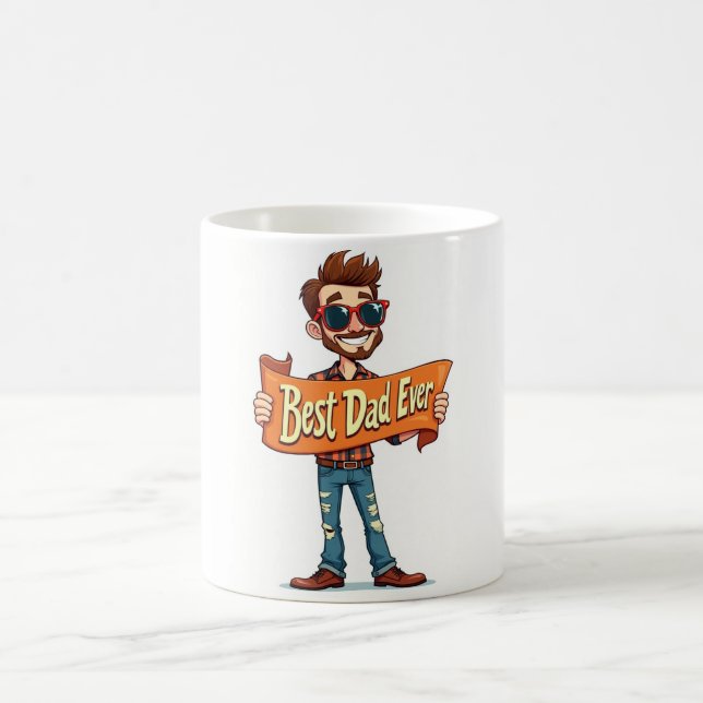 Pappa Mugg ☕ Funny Retro Far's Day Gift (Center)