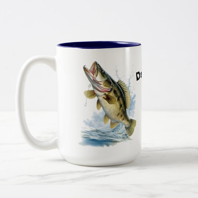 Pappa Mugg med Bass 15oz Mugg (Vänster)