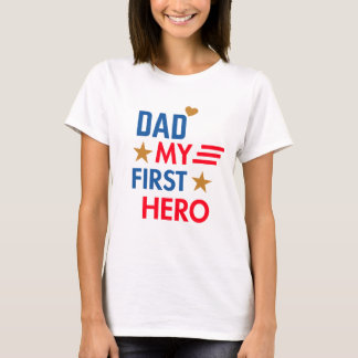 Pappa My First Hero T Shirt