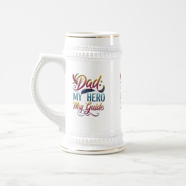 Pappa: My Hero, My Guide - Stein 22 oz Sejdel (Vänster)