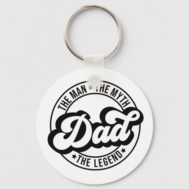 Pappa, myten om pappa manar pappa nyckelring (Framsida)