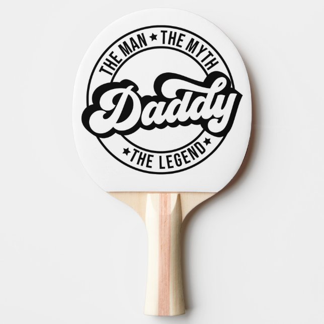 Pappa, myten om pappa manar pappa pingisracket (Framsidan)