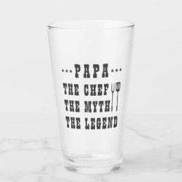 Pappa Myth of Legend Grill Master Glass Glaskopp