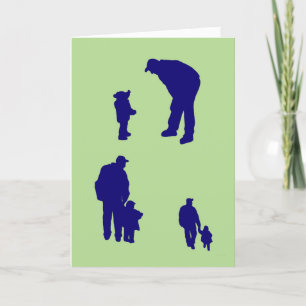 Pappa 'n' Lille Father's Day-kort Kort