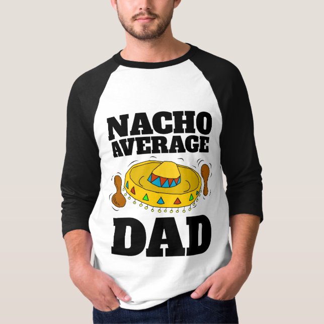 PAPPA NACHO GENERAGE FUNNY PAPPA T-SHIRTS (Framsida)