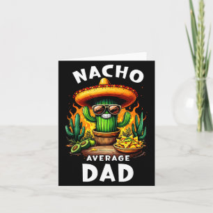 Pappa nacho genomsnittlig cinco de mayo mexikansk kort