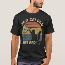 Pappa någonsin funny Pappa, Fars dag Cat Owner T Shirt