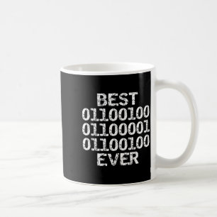 Pappa någonsin i binärkod mjukvaruingenjör far G Kaffemugg